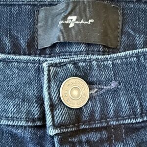 7 For All Mankind Megaflare Dark Blue Bellbottom Pants